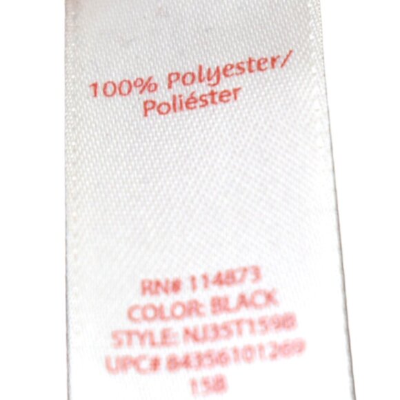 No Boundaries Hoodie XL Womens Floral Knit Lace Black Pullover Polyester - Picture 6 of 9